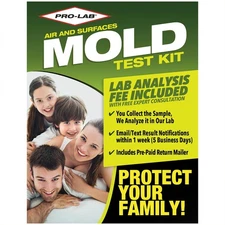 -LAB DIY Mold Test Kit - 1 LAB FEE Included (3 Test Methods: Air, Surface, Bu...
