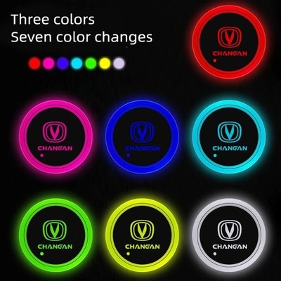 Car Coaster Coaster Bracket Color Ambient Light for Changan CS35 55 CS75 Plus CS