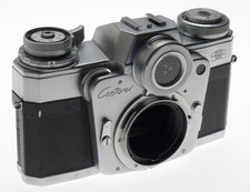 ZEISS IKON CHROME CONTAREX 35mm CAMERA BODY FILM BULLS EYE MODEL LIGHT METER NR