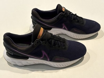 Nike React Miler 3 Navy Purple Men s Size 10.5 Running Training Shoes DD0490 401