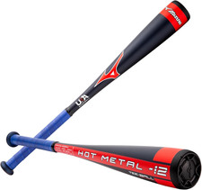 HOT METAL T-Ball -12 USA Baseball Bat | 2 5/8 Inch Barrel | 1 Piece Aluminum | L