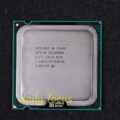   Celeron E3400 SLGTZ 2.6 GHz AT80571RG0641ML CPU Processor LGA 775 800 MHz *rr