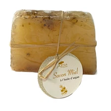 Honey & Argan Transparent Glycerin Soap- Made in Morocco - 100g