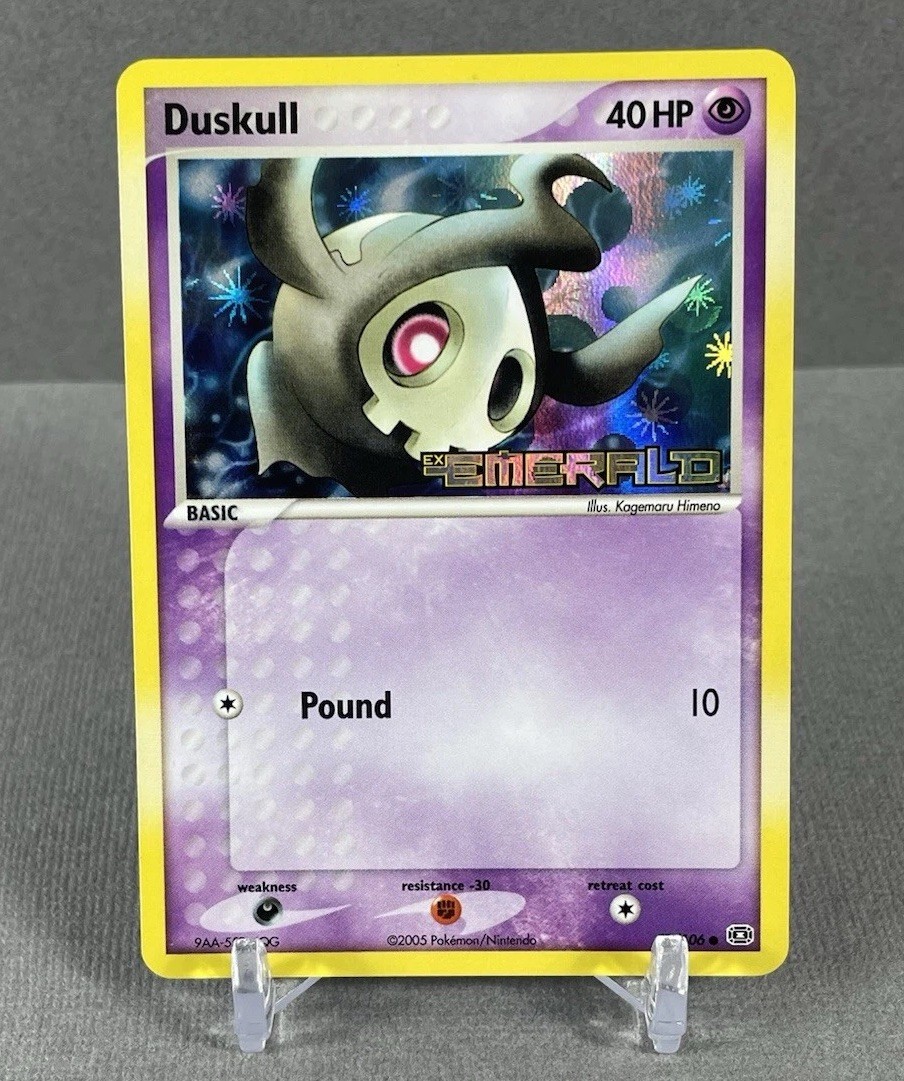 Duskull 46/106 EX Emerald Reverse Stamped Holo Rare Pokemon TCG Nintendo NM