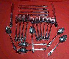 22pc. Stainless Japan Flatware. 6 Knives, 10 Forks, 6 Spoons