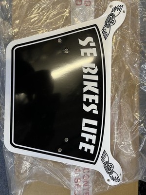 SE Bikes Rennschild Name Bike Life Board Nummernschild Wheelie  