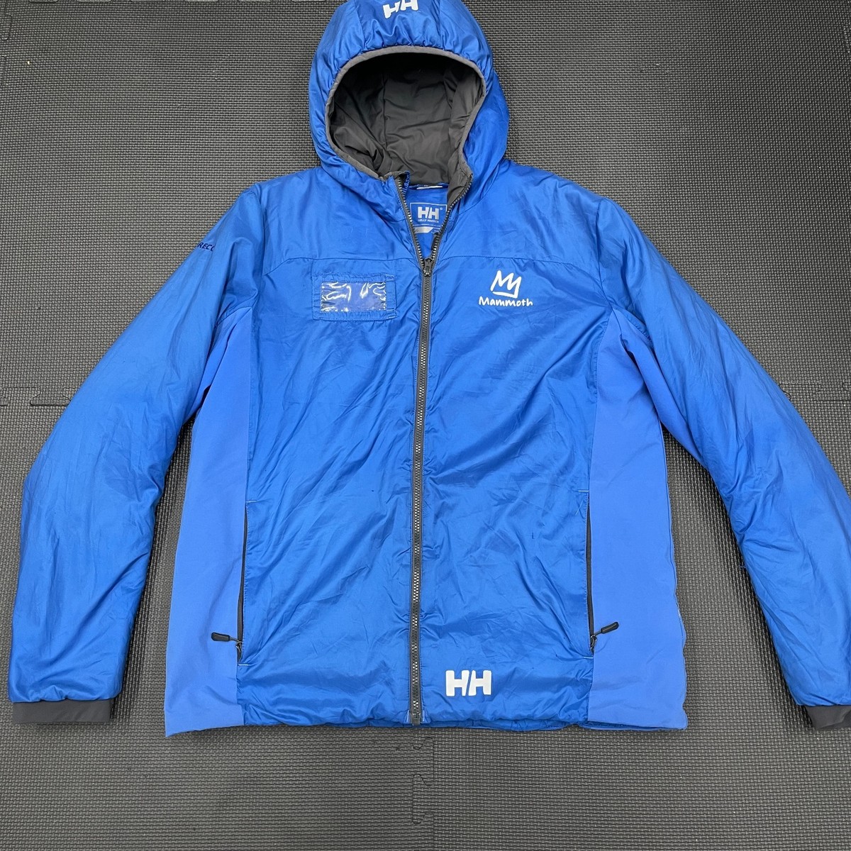 Helly Hansen Jacket Mens Large Blue Mammoth RECCO Hooded Insulated