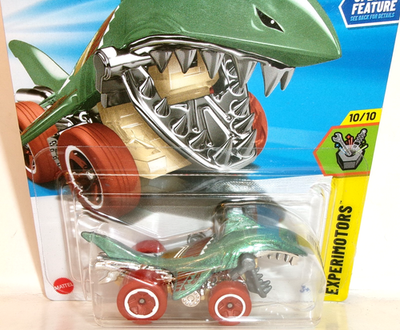 Hot Wheels Hot Wheels RRRumblers MOTOR⑩ 2025 HOT WHEELS 1:64 HW EXPERIMOTORS 10/10 GREEN SHARK BITE