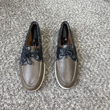 Sperry Authentic Original Two-Eye Boat Shoes Brown Black Men's 13 M Preppy