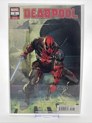DEADPOOL # 1 ROB LIEFELD COLOR 1:25 MARVEL VARIANT EDITION ( LGY 301 )