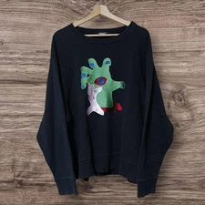 Carne Bollente Undercover Sweatshirt Black Size 2 Japanese Made Large Fit