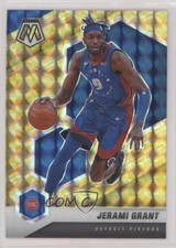 2020-21 Panini Mosaic Reactive Yellow Prizm Jerami Grant #116 0f13