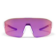 Rapha Fuori Pro Team Frameless  Glasses - White Frame/Pink Blue Lens - One Size
