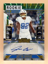 2024 Panini Contenders Rookie Ticket Auto Justin Eboigbe RC Card #246 Chargers