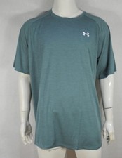 Under Armour Tech Textured Men's T shirt 3XLT Loose fit Jasper Blue NWT