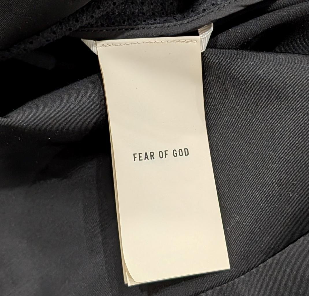 $1995 Mens FEAR OF GOD Nylon/Wool Car Coat Black Medium thumbnail 8