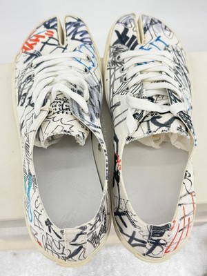 Maison Margiela Tabi Canvas Graffiti size 42 (US9) made in Italy