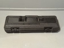 Vintage Sears Craftsman USA 17" Compact Truck Black Tool Box Case Slightly Used