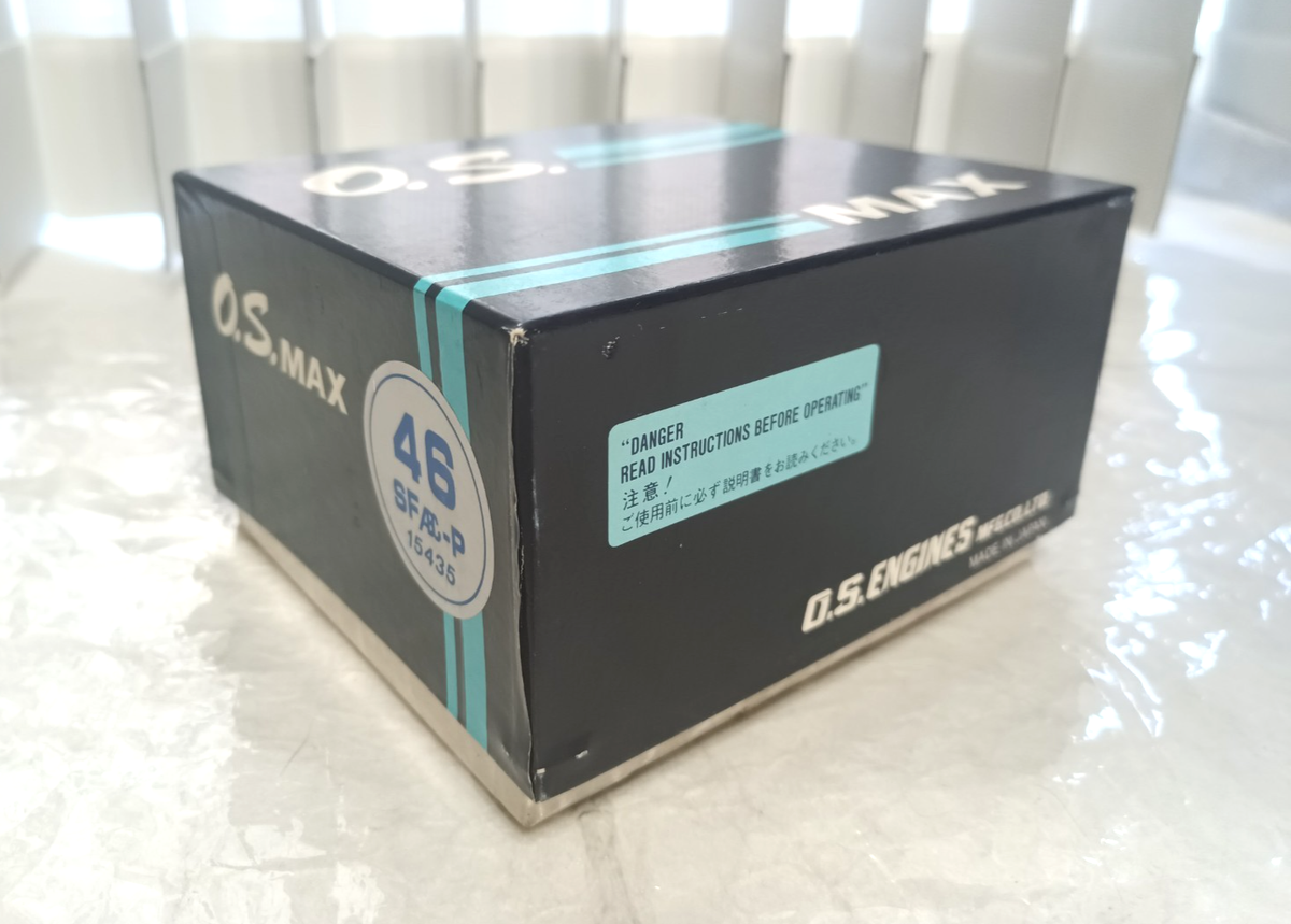 O.S. MAX 46SF ABC-P with PD-04 Pump Rare Vintage Engine Box