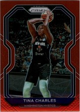 2021 Panini Prizm WNBA Prizms Red #71 Tina Charles /299 - BSK