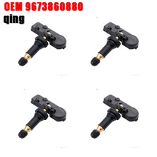 9673860880 4PCS TPMS Tire Pressure Sensor 433Mhz For Citroen C4 Peugeot 308