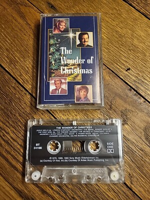 The Wonder of Christmas Cassette Sony Music Holiday Tunes,Jingle Bells Orchestra