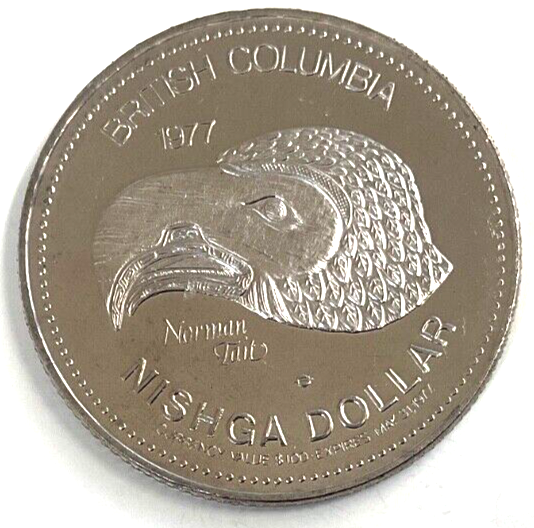 British Columbia Mountain 1977 Nishga Dollar Token | eBay British Columbia Mountain 1977 Nishga Dollar Token | eBay