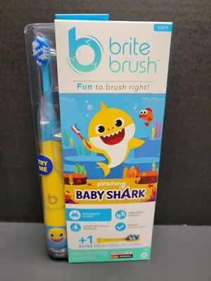 BriteBrush Kids Interactive Smart Toothbrush ft. Baby Shark - BRAND NEW!
