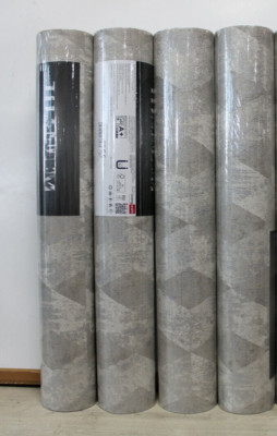 4 Rollen Vliestapete AS Creation Titanium 30654-2 Grau gemustert Anf. 6A