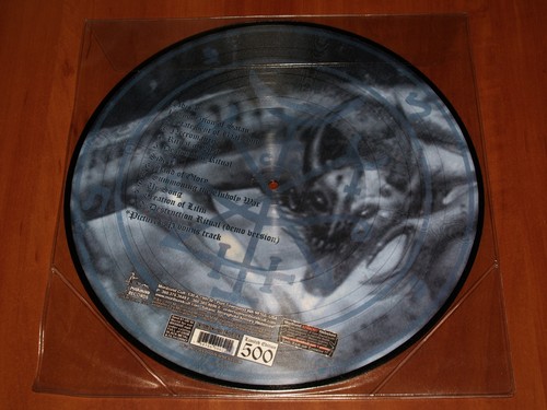 BLOOD RITUAL BLACK GRIMOIRE LP PICTURE DISC VINYL *LTD* MORIBUND USA PRESS 2005 - Picture 2 of 2