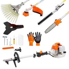 Decespugliatore a scoppio 5 in 1 tagliasiepi abbacchiatore motosega 52cc 2 tempi