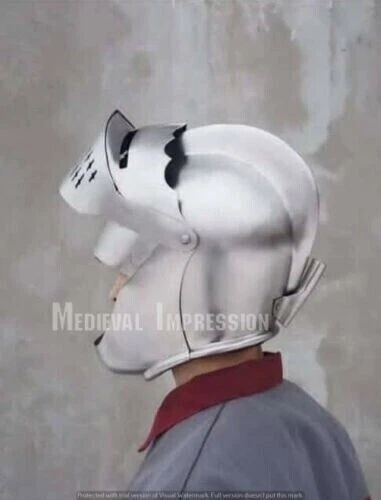 Caballero Medieval Europeo Cerrado Doble Cara Burgoneta Casco Armadura Reproducciones Foto 2 de 4