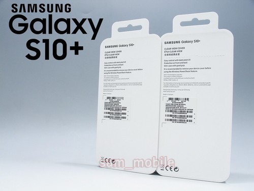 New Official SAMSUNG genuine CLEAR VIEW Cover case EF-ZG975 for Galaxy S10+ - Picture 4 of 25