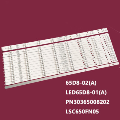 65D8-02 (A) LED65D8-01 (A) Für Haier LQ65H31 LQ65H31G LED-Streifen Leisten (16)