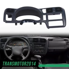 Dash Trim Bezel Single/Double Din Fit For 98-04 Blazer Jimmy Sonoma S10 Bravada