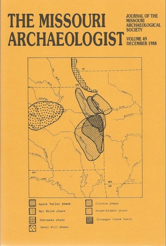 Missouri Indian Archaeology Book Kansas City, MO KS V49 - Imagen 2 de 2