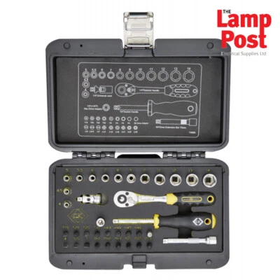 CK Tools T4660 1/4in Sure Drive Socket Set - 36 Piece - Image 1 of 4
