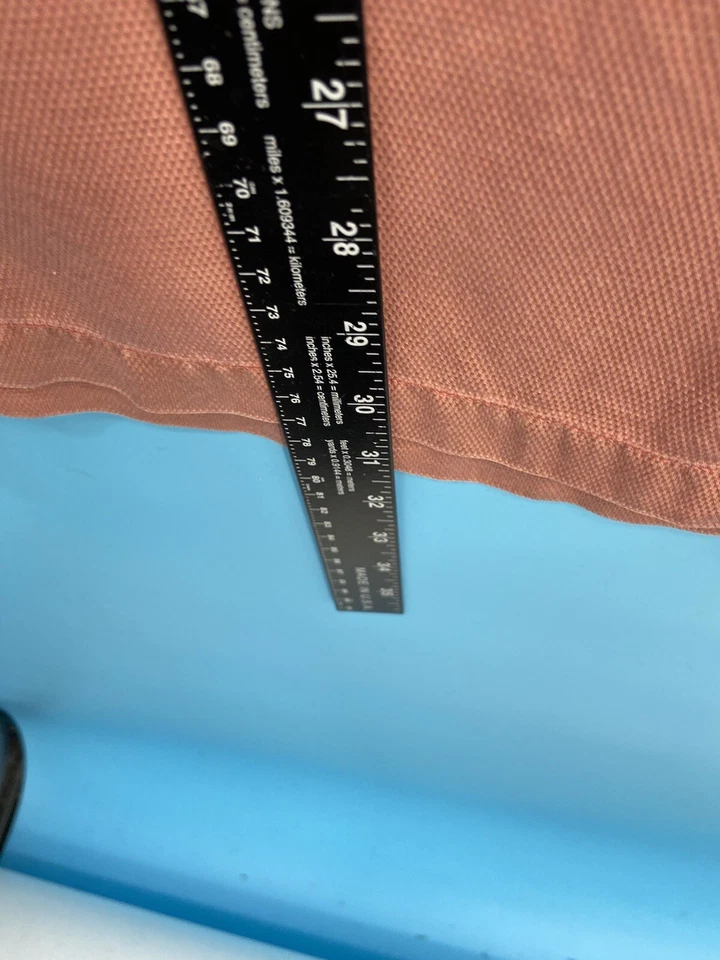 Talbots Button Down Short Sleeve Shirt Mens Large Red Silk Pocket Lightweight Up - Image 3 of 4