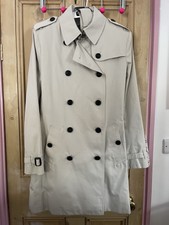 Burberry Buckingham Trench Coat Mac Short Size 14