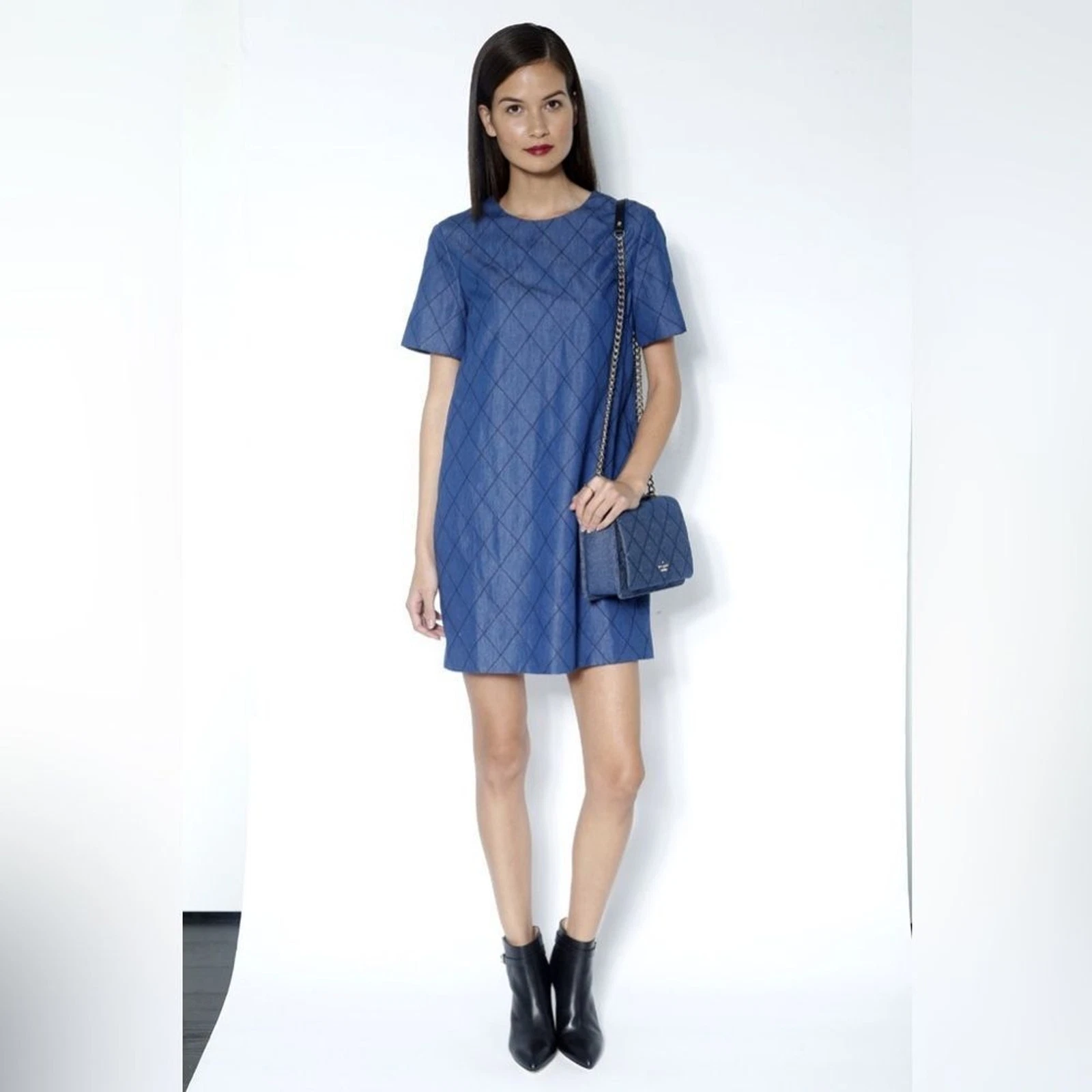 Abito Chambray trapuntato Kate Spade New York taglia 0