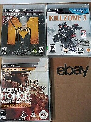 Killzone 3 (Complete) + Battlefield 4 (No Manual) PS3 Game Lot