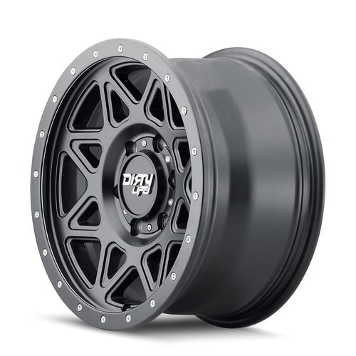 Dirty Life 9305 Theory 16x8/6x139.7 BP/0mm Offset/106mm Hub Matte Black w/Matte - Picture 3 of 4