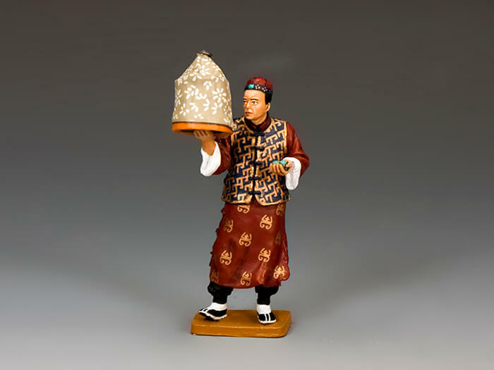 Petits soldats chinois King & Country en plomb peint