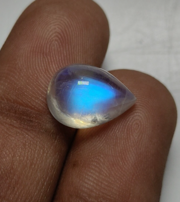 #ad #ad Very High 8A Quality Natural Rainbow Moonstone Pear Shape Cabochon Gems 9x13MM $48.00