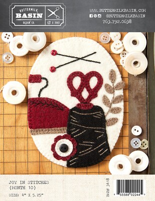 JOY in Stitches - Month 10 Block of the Month BMB3418 Pattern
