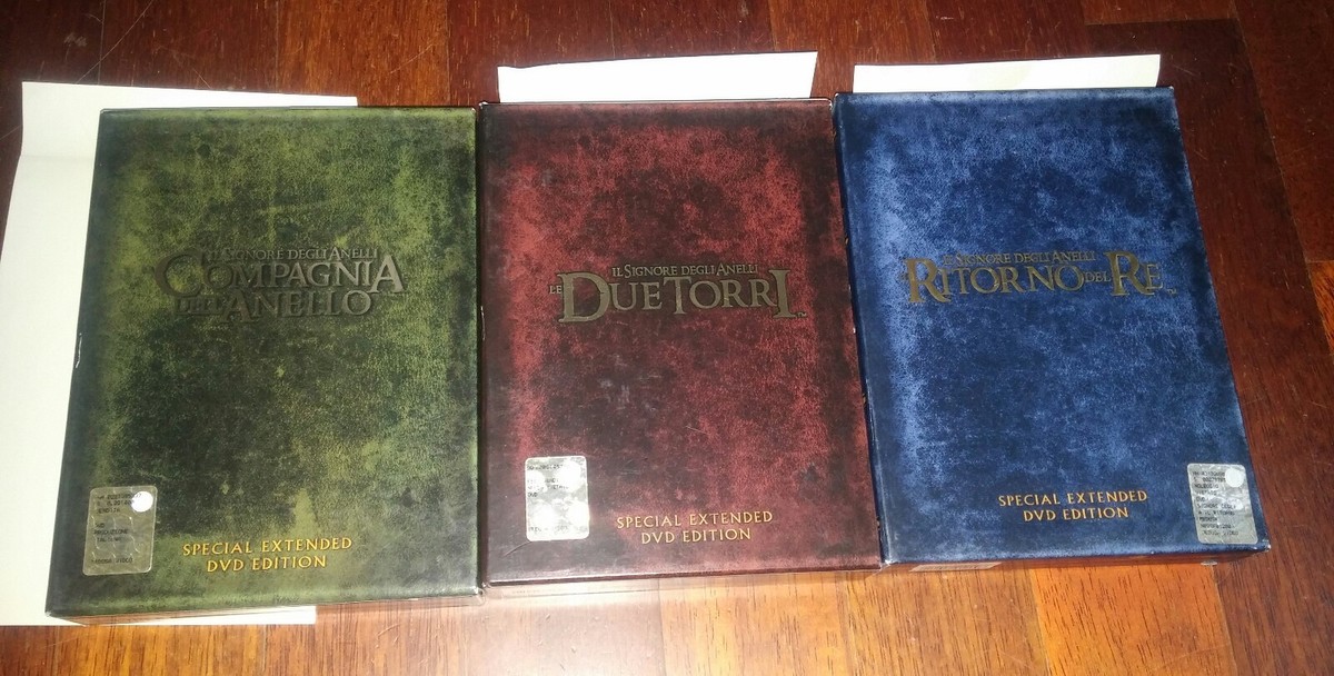 Dvd Signore Degli Anelli Amazon Serie Signore Degli La Trilogia (3