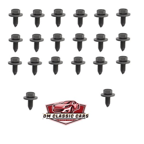 Chevy Buick Pontiac Cadillac Olds Fender / Body Bolts 3/8”. x 1 - 25 Bolts - Picture 3 of 4