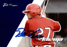 Pete Kozma Signed 2008 Just Minors Autographs card St Louis cardinals