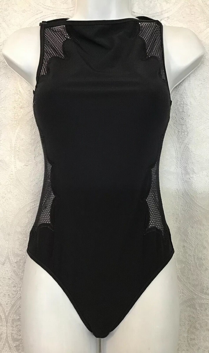 ワンピース水着 ZIMMERMANN Woman Swimsuit Black 0692WRS253 BLKMLFL Tallow Lace Plunge 1PC Black Online | Zimmermann