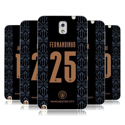 MAN CITY FC 2020/21 PLAYERS AWAY KIT GROUP 2 SOFT GEL CASE FOR SAMSUNG PHONES 2